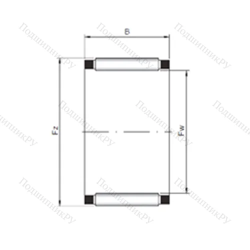 Подшипник игольчатый радиальный K 75x83x30 от производителя  CX