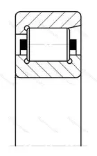 Подшипник NF 316ECP размер 80x170x39