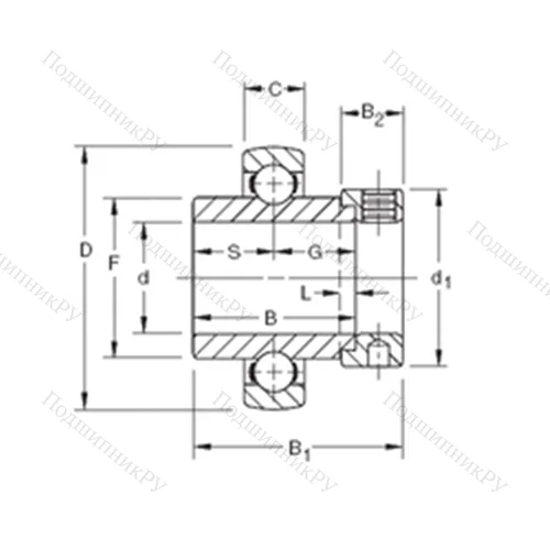 Подшипник шариковый радиальный
