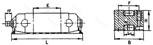Подшипник  ЛОК-19Т размер 111x27x19 от производителя  ГПЗ-5 Подшипник  ЛОК-19Т размер 111x27x19 от производителя  ГПЗ-5