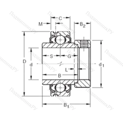 Подшипник шариковый радиальный