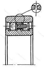 Модификация подшипника 6-3282140К размер 200x310x82 от производителя  ГПЗ-1