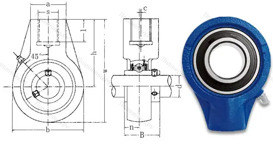 Подшипниковый узел UCHA 207