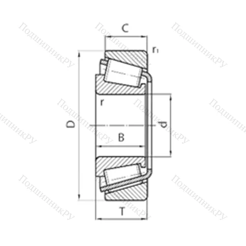 Подшипник роликовый радиально-упорный NP 569484/NP 644537 от производителя  TIMKEN Подшипник роликовый радиально-упорный NP 569484/NP 644537 от производителя  TIMKEN
