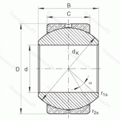 Подшипник шарнирный GE 25-PB