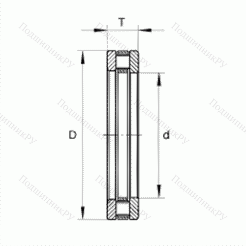 Подшипник роликовый упорный RTL 35 от производителя  INA Подшипник роликовый упорный RTL 35 от производителя  INA
